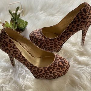 Shoedazzle Cheetah Print Heels
